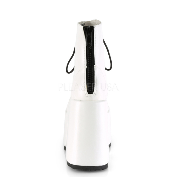 High Heel Platform Lace Up Ankle Boots - Picture 4 of 5